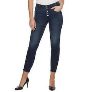 Tummy Control Skinny Jean Capris